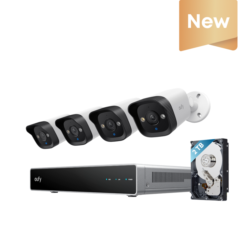 eufy PoE NVR Security System E40 with Bullet PoE Cams, NVR S4 and 2 TB HDD – eufy security supplied in Muscat, Oman