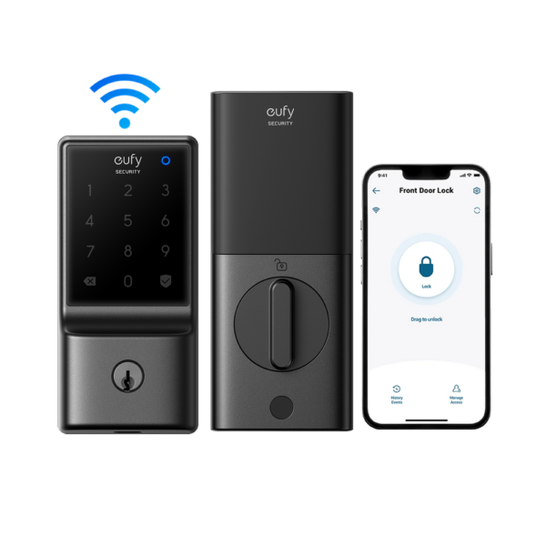 eufy Smart Lock C210 Wi-Fi Deadbolt with Keypad, 5 Ways to Unlock – eufy security supplied in Muscat, Oman