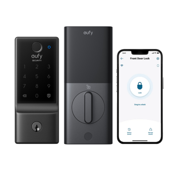 eufy Smart Lock C220 Wi-Fi Fingerprint Handleset Lock – eufy security supplied in Muscat, Oman