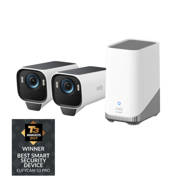 eufyCam S3 Pro 2-Cam Kit with HomeBase S380 and Extra Solar Panel – eufy security supplied in Muscat, Oman